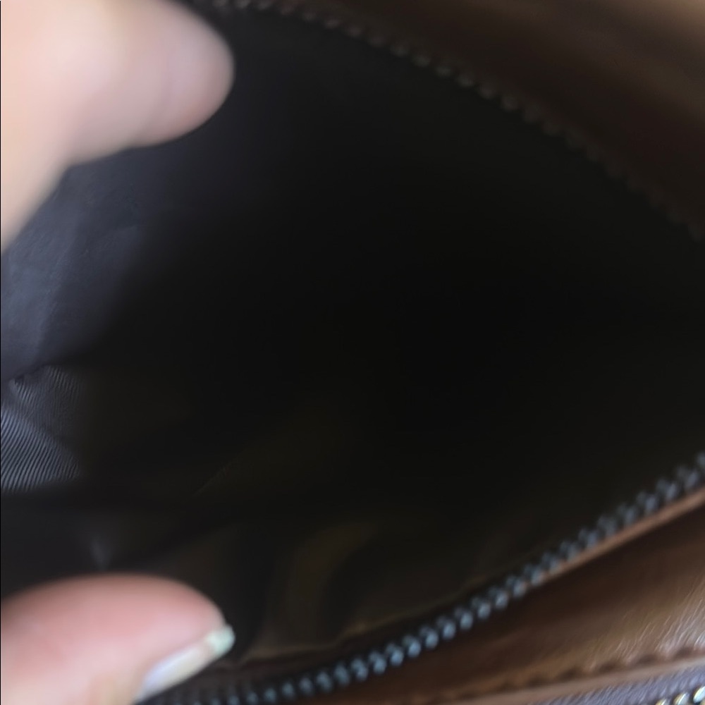 Brown Leather Men's Crossbody or hip Bag - Picture 2 of 9